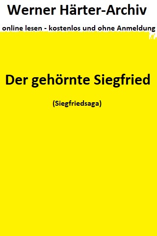 Der gehörnte Siegfried