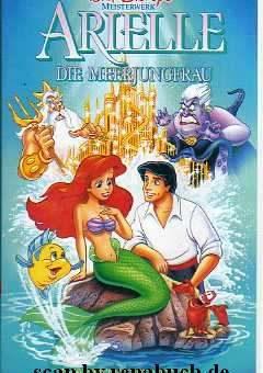 Cover der Videocassette Arielle und die Meerjungfrau