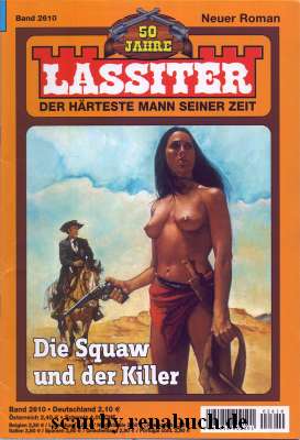 Cover zu "Die Squaw und der Killer" von Des Romero, erschienen als Romanheft bei Bastei Lübbe