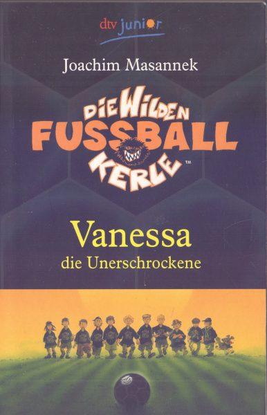 Buchcover zu "Vanessa die Unerschrockene" von Joachim Masannek, erschienen im Deutschen Taschenbuch Verlag