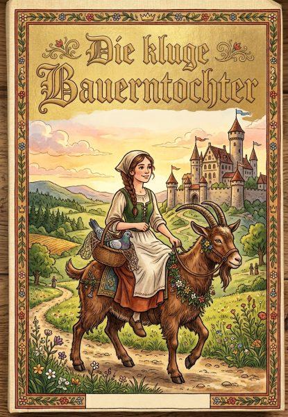 Eine kluge Bauerntochter, sizialianisches Märchen, Bild KI-generiert